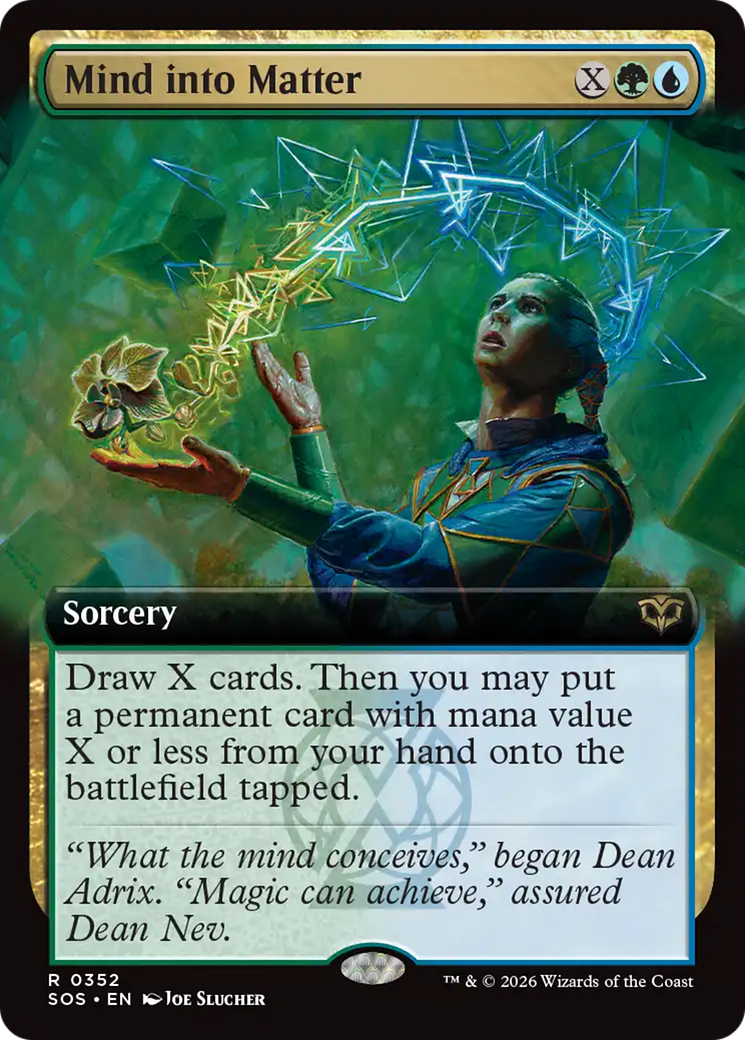 Mind into Matter (Extended Art) [Secrets of Strixhaven] | Chromatic Games