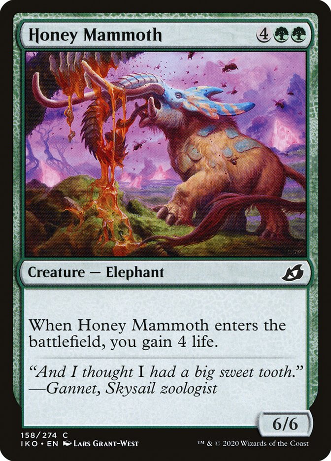 Honey Mammoth 158/274 (Ikoria: Lair of Behemoths)  | Chromatic Games