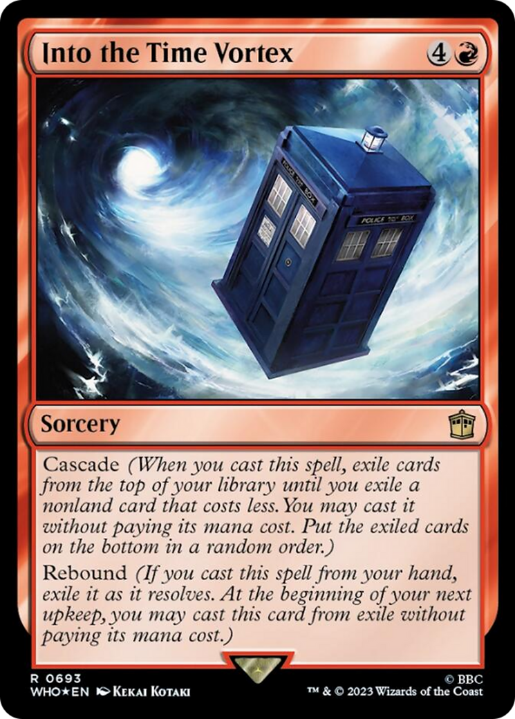Into the Time Vortex (Surge Foil) [Doctor Who] | Chromatic Games