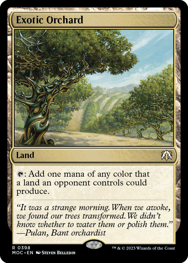 Exotic Orchard [March of the Machine Commander] | Chromatic Games