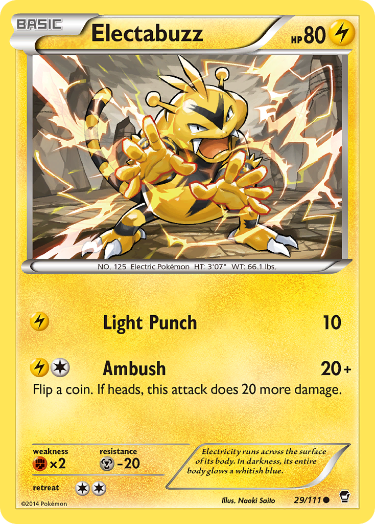 Electabuzz (29/111) [XY: Furious Fists] | Chromatic Games