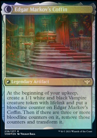 Edgar, Charmed Groom // Edgar Markov's Coffin [Innistrad: Crimson Vow Prerelease Promos] | Chromatic Games