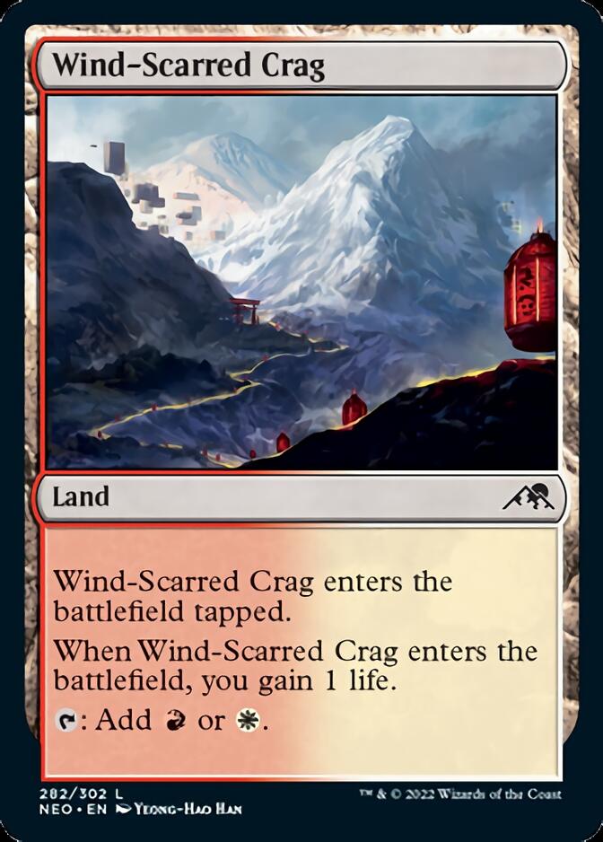 Wind-Scarred Crag [Kamigawa: Neon Dynasty] | Chromatic Games