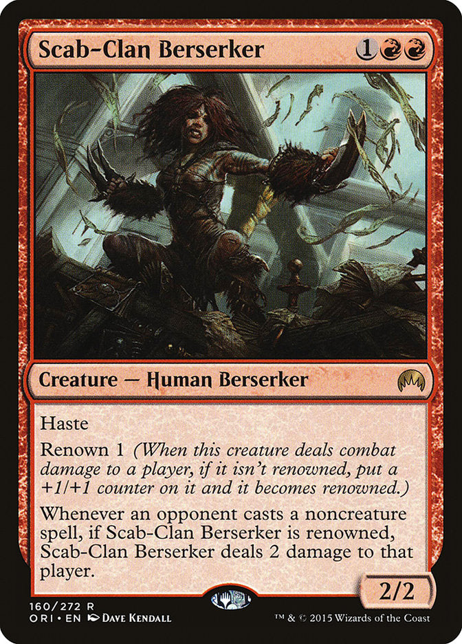 Scab-Clan Berserker 160/272 (Magic Origins)  | Chromatic Games
