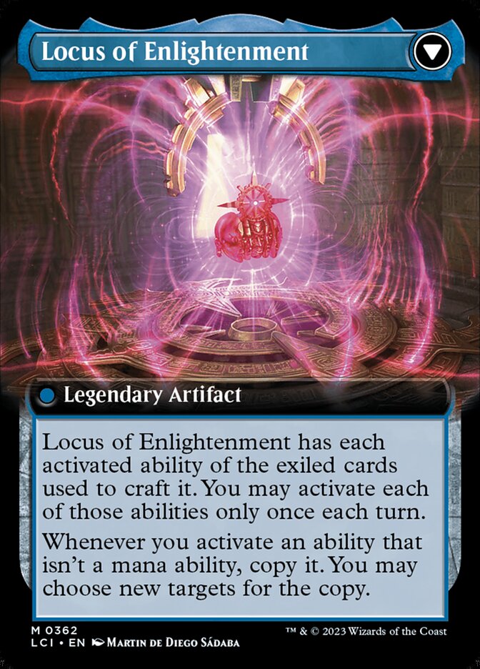 The Enigma Jewel // Locus of Enlightenment (Extended Art) [The Lost Caverns of Ixalan] | Chromatic Games