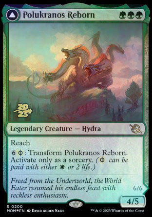 Polukranos Reborn // Polukranos, Engine of Ruin [March of the Machine Prerelease Promos] | Chromatic Games