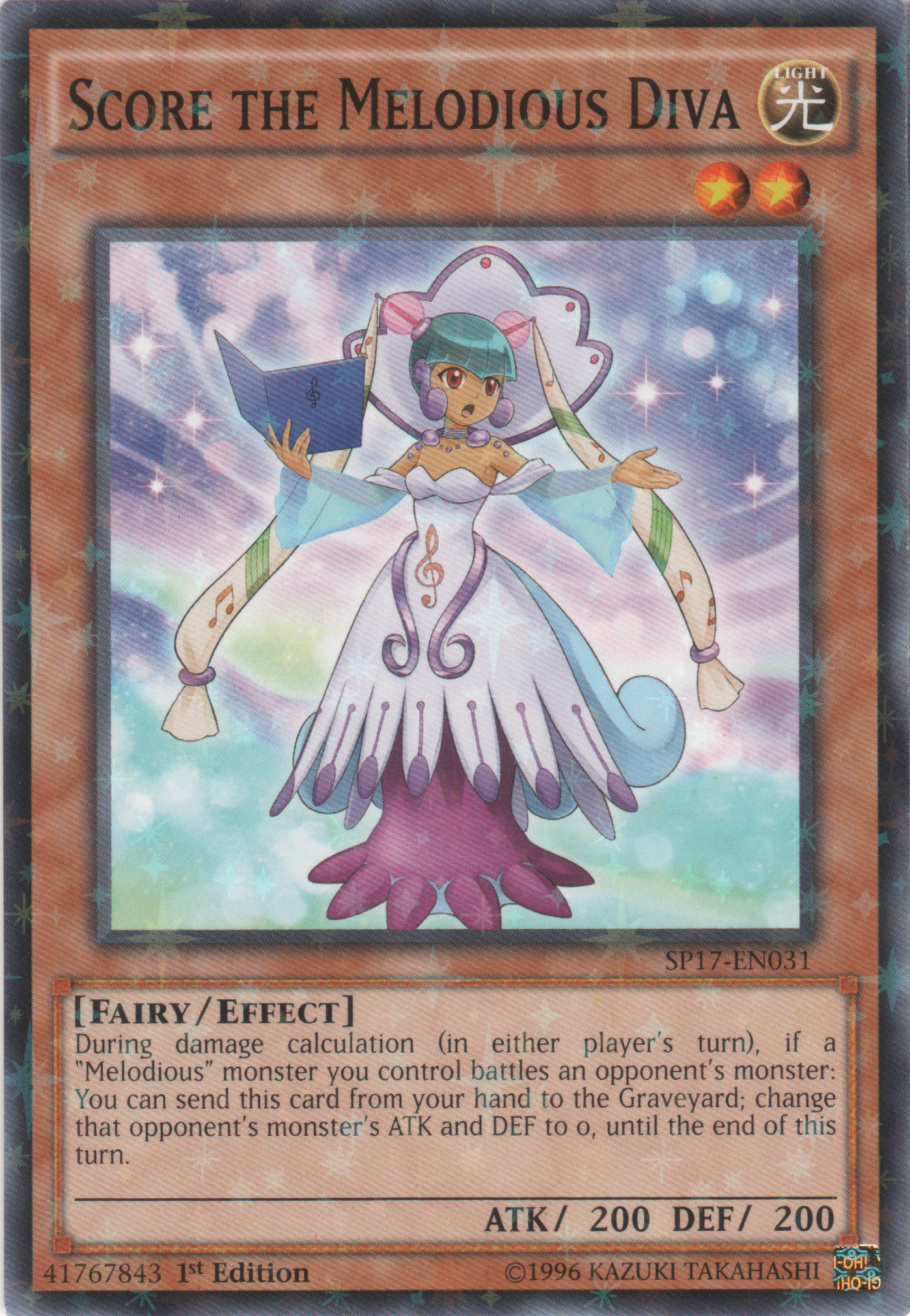 Score the Melodious Diva [SP17-EN031] Starfoil Rare | Chromatic Games