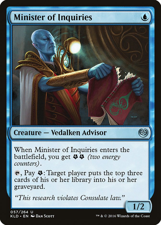 Minister of Inquiries 57/264 (Kaladesh)  | Chromatic Games