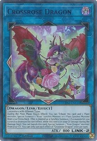 Crossrose Dragon (Purple) [LDS2-EN114] Ultra Rare | Chromatic Games