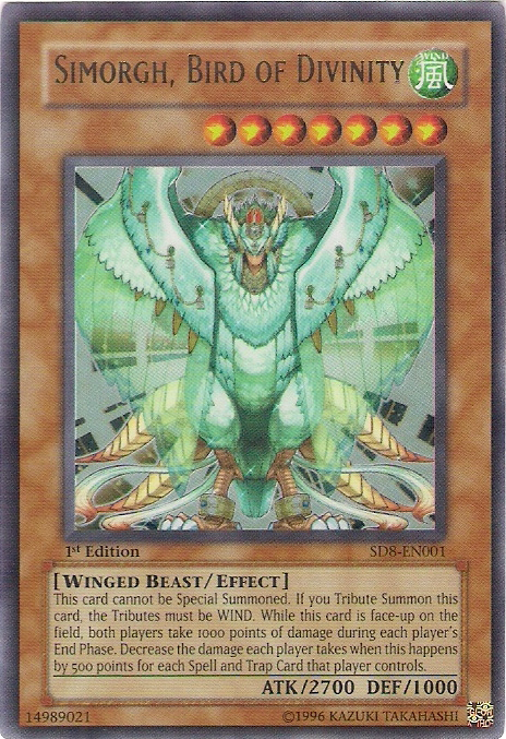 Simorgh, Bird of Divinity [SD8-EN001] Ultra Rare | Chromatic Games