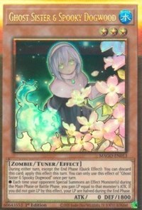 Ghost Sister & Spooky Dogwood (Alternate Art) [MAGO-EN013] Gold Rare | Chromatic Games