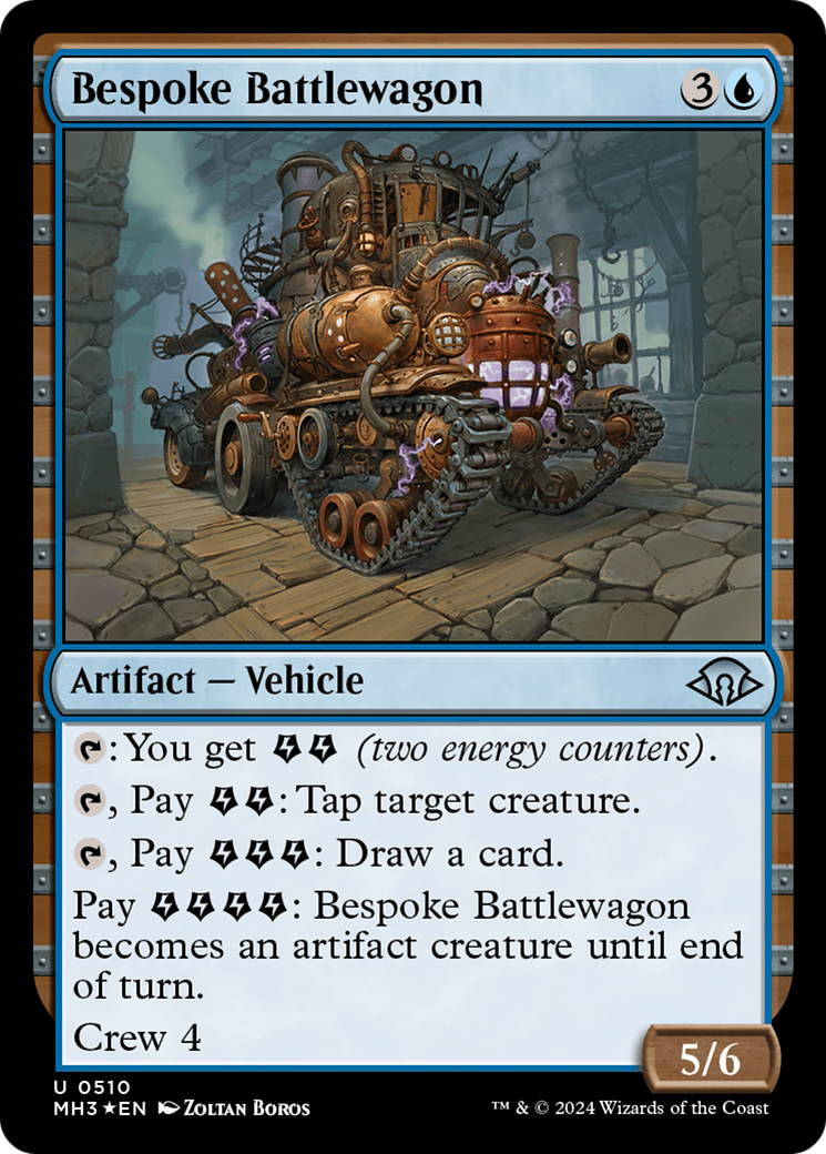 Bespoke Battlewagon (Ripple Foil) [Modern Horizons 3] | Chromatic Games