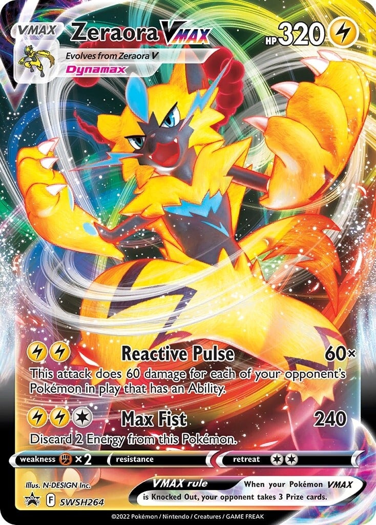 Zeraora VMAX (SWSH264) [Sword & Shield: Black Star Promos] | Chromatic Games