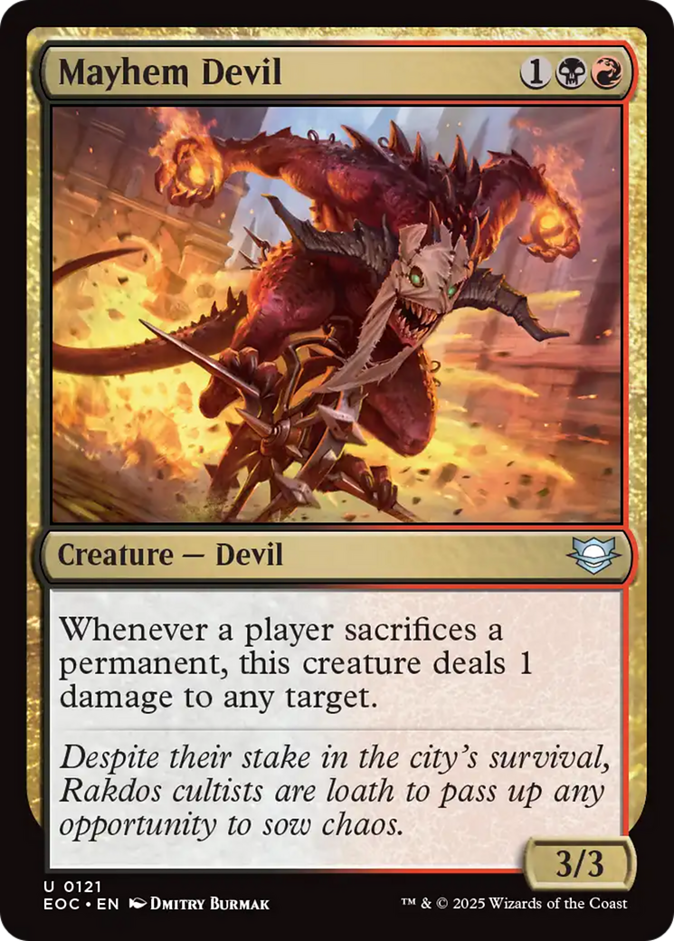 Mayhem Devil [Edge of Eternities Commander] | Chromatic Games