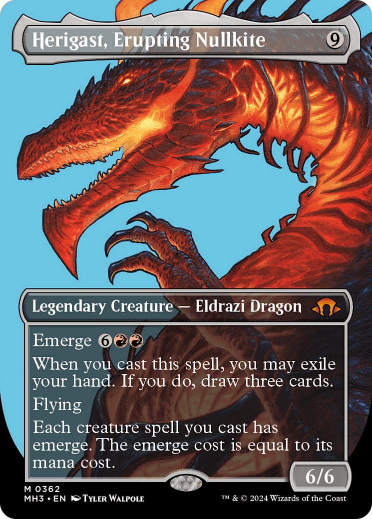 Herigast, Erupting Nullkite (Borderless) [Modern Horizons 3] | Chromatic Games