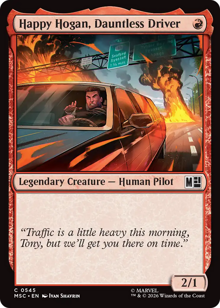 Happy Hogan, Dauntless Driver (0545) [Marvel Super Heroes Commander] | Chromatic Games