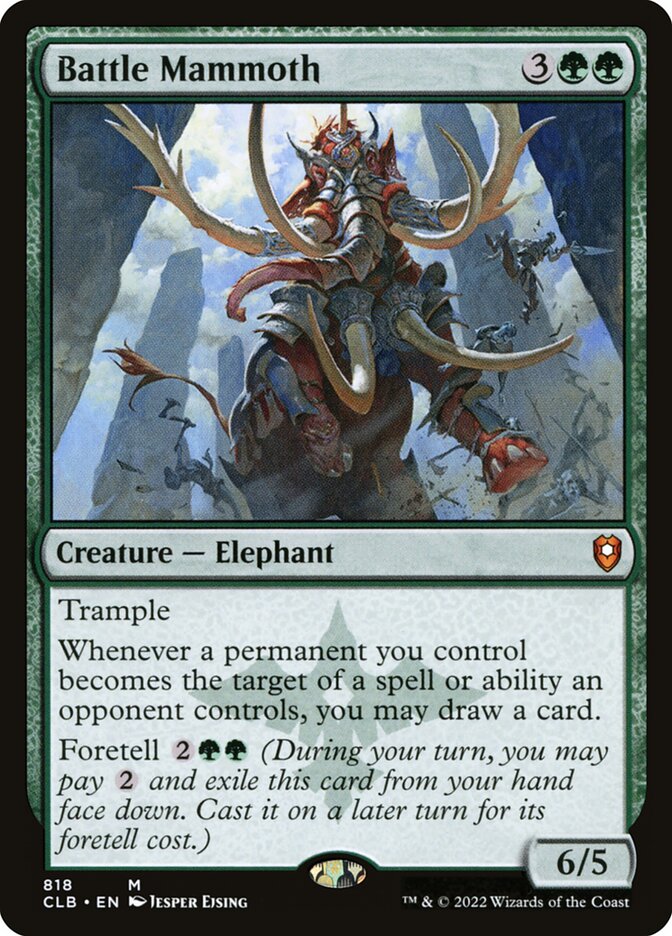 Battle Mammoth 818 (Commander Legends: Battle for Baldur's Gate)  | Chromatic Games