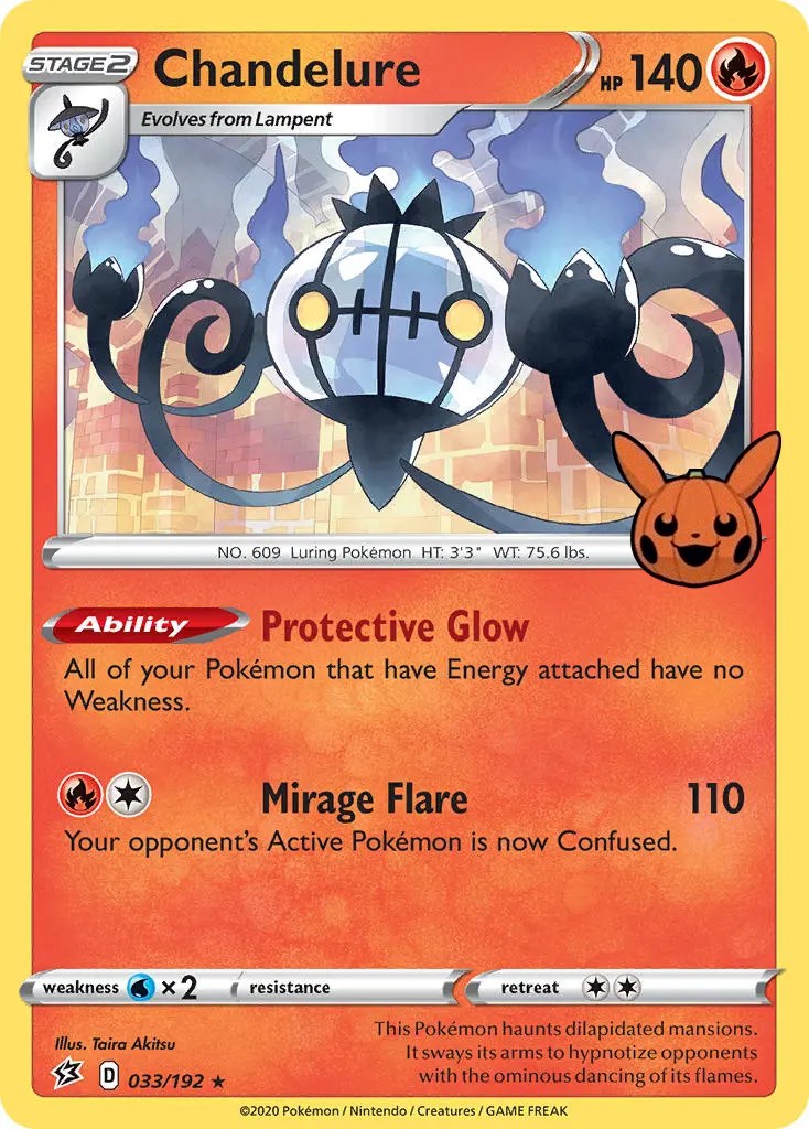 Chandelure (033/192) [Trick or Trade] | Chromatic Games