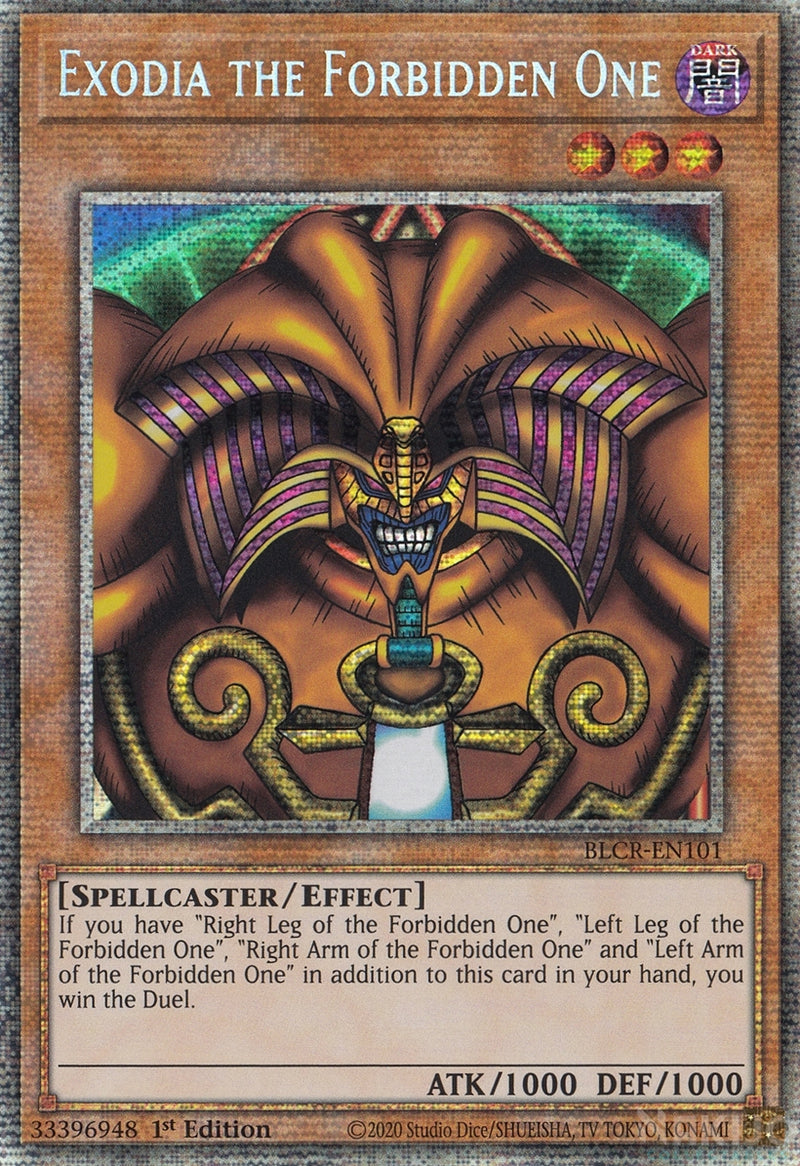 Exodia the Forbidden One [BLCR-EN101] Starlight Rare | Chromatic Games