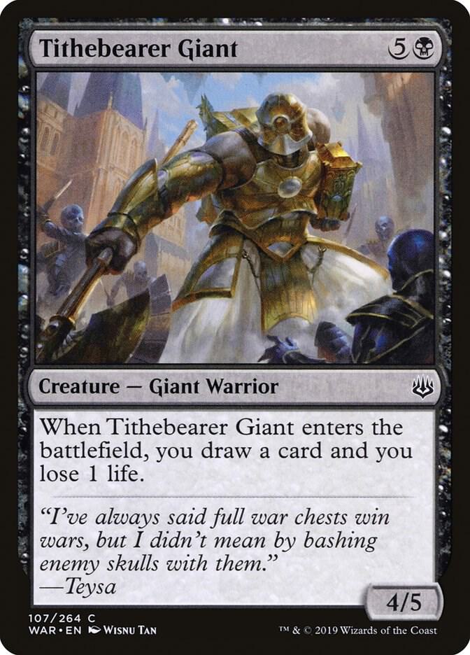 Tithebearer Giant 107/264 (War of the Spark)  | Chromatic Games