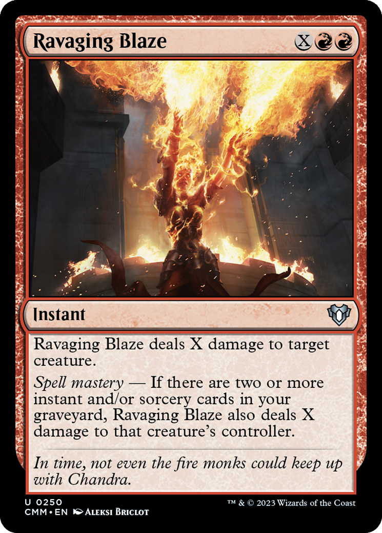 Ravaging Blaze [Commander Masters] | Chromatic Games