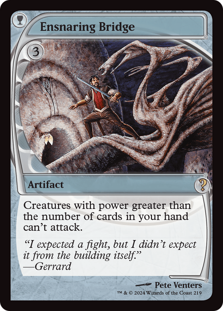Ensnaring Bridge (Future Sight) [Mystery Booster 2] | Chromatic Games