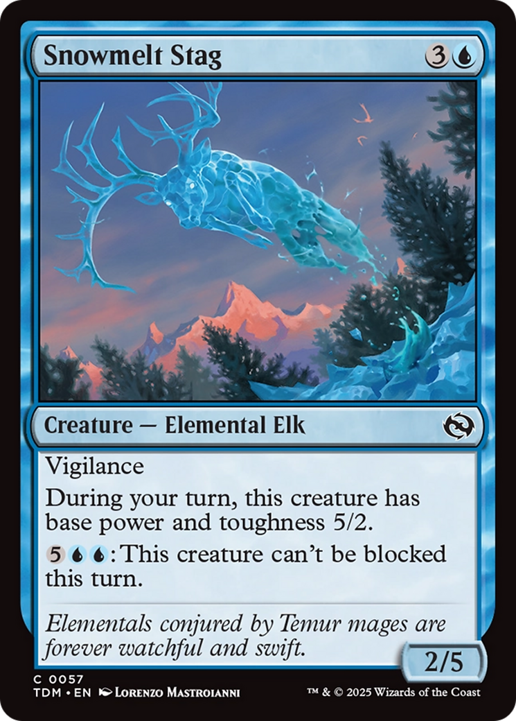 Snowmelt Stag [Tarkir: Dragonstorm] | Chromatic Games