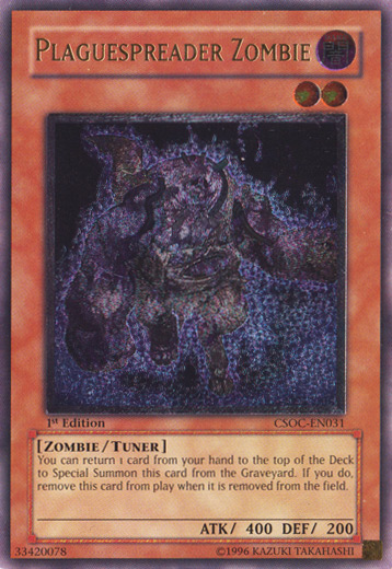 Plaguespreader Zombie (UTR) [CSOC-EN031] Ultimate Rare | Chromatic Games