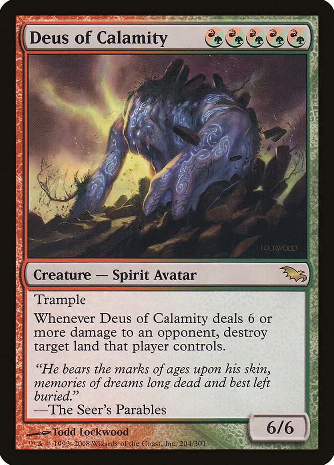 Deus of Calamity 204/301 (Shadowmoor)  | Chromatic Games