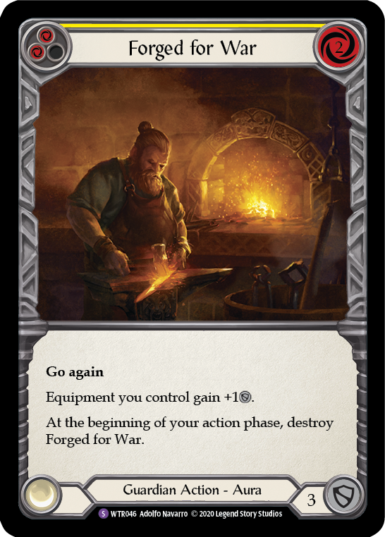 Forged for War [U-WTR046] (Welcome to Rathe Unlimited)  Unlimited Rainbow Foil | Chromatic Games