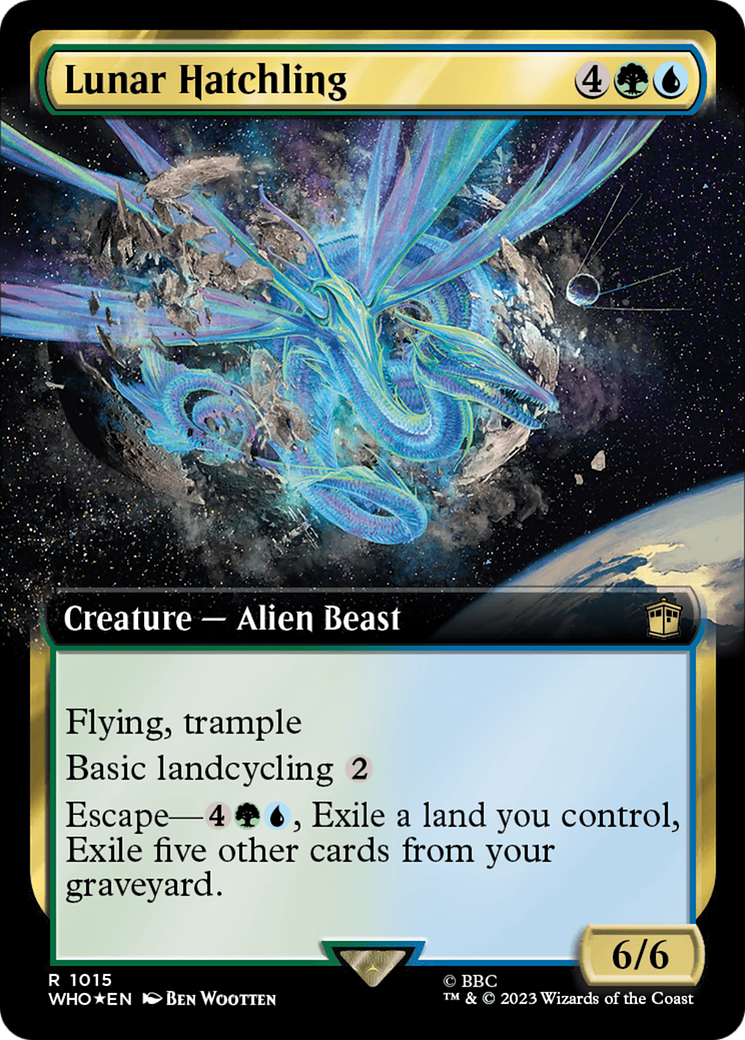 Lunar Hatchling (Extended Art) (Surge Foil) [Doctor Who] | Chromatic Games
