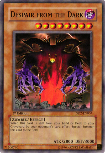 Despair from the Dark [SD2-EN007] Common | Chromatic Games