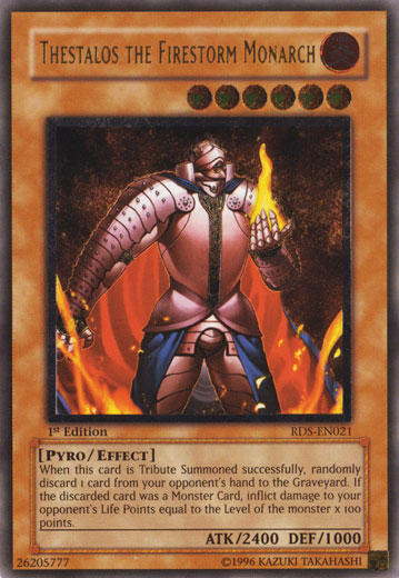 Thestalos the Firestorm Monarch [RDS-EN021] Ultimate Rare | Chromatic Games