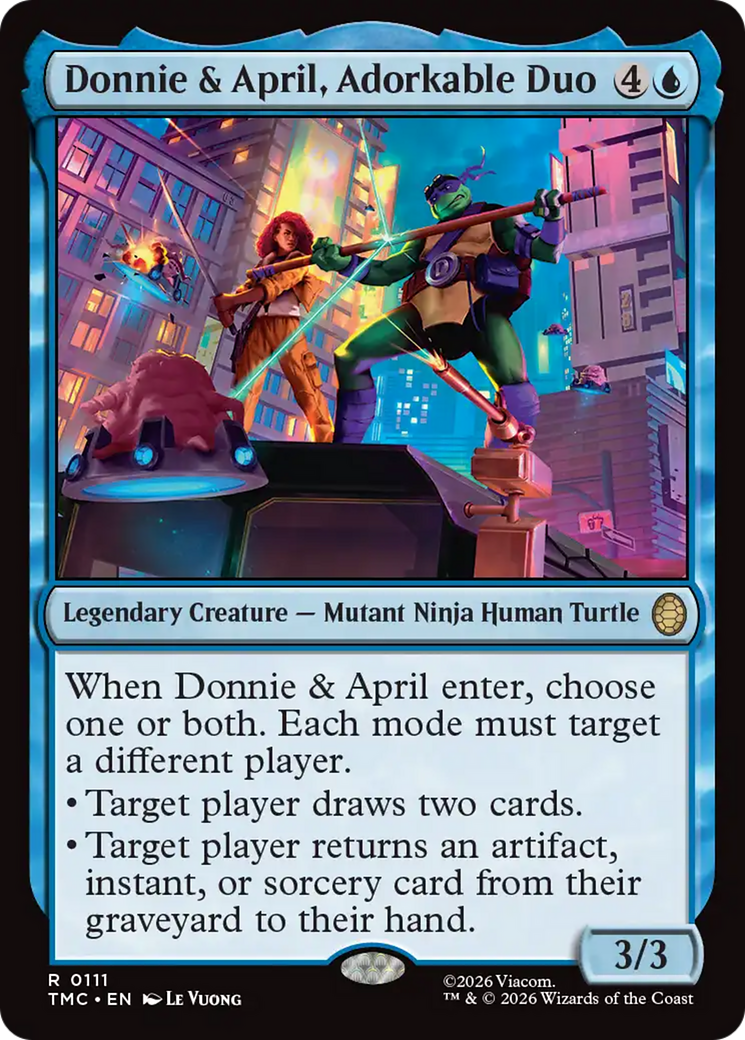 Donnie & April, Adorkable Duo [Teenage Mutant Ninja Turtles Commander] | Chromatic Games