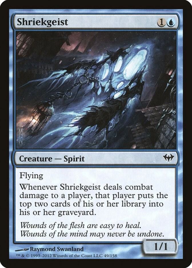 Shriekgeist 49/158 (Dark Ascension)  | Chromatic Games