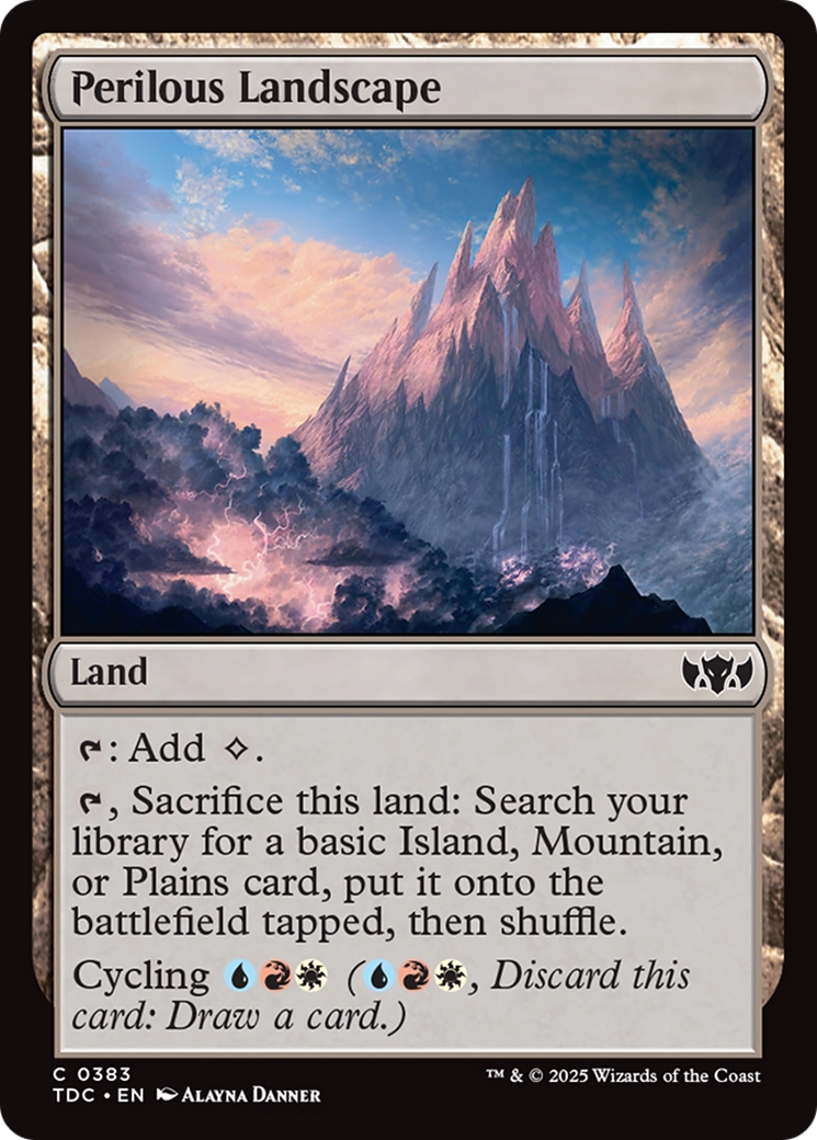 Perilous Landscape [Tarkir: Dragonstorm Commander] | Chromatic Games