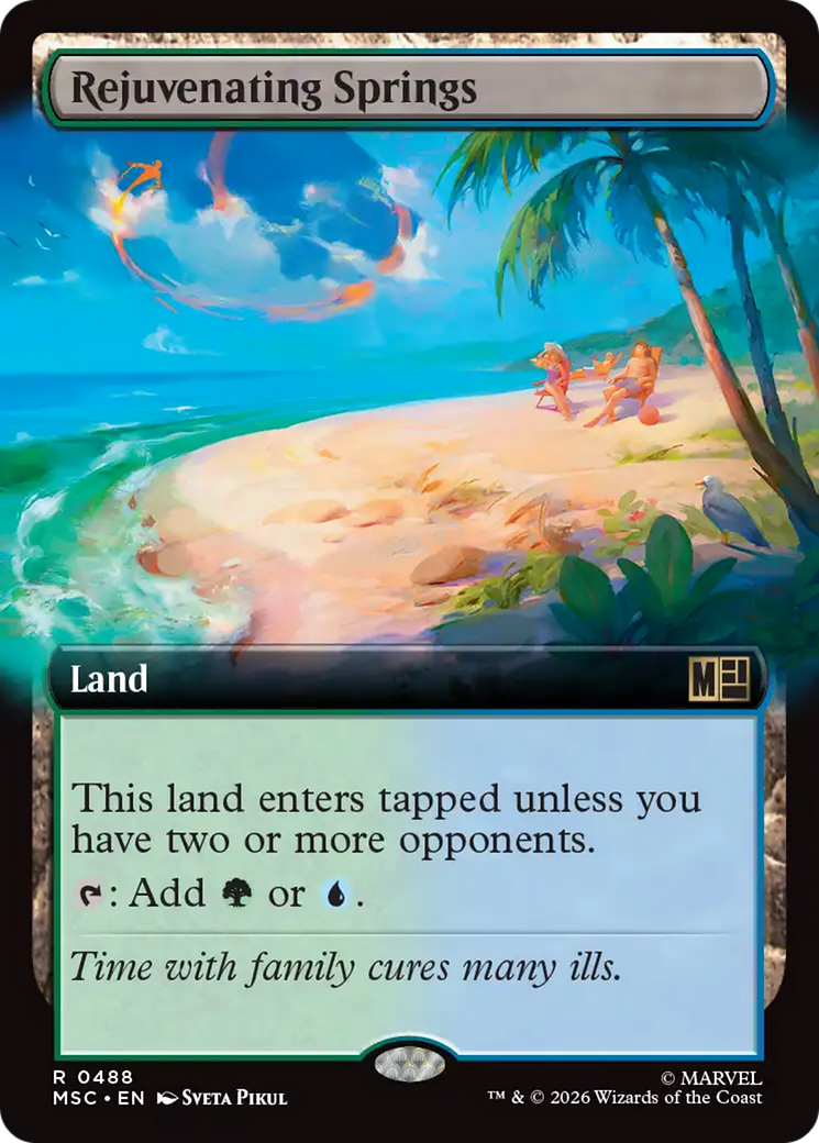 Rejuvenating Springs (Extended Art) [Marvel Super Heroes Commander] | Chromatic Games