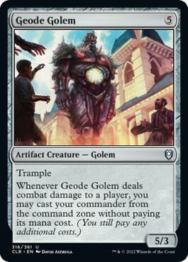 Geode Golem 316 (Commander Legends: Battle for Baldur's Gate)  | Chromatic Games