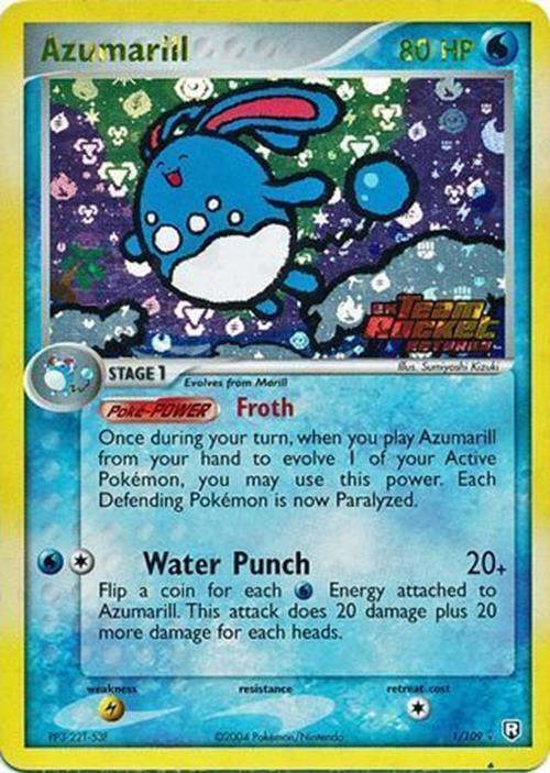 Azumarill (1/109) (Stamped) [EX: Team Rocket Returns] | Chromatic Games