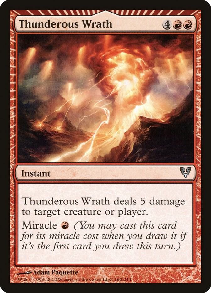 Thunderous Wrath 160 (Avacyn Restored)  | Chromatic Games