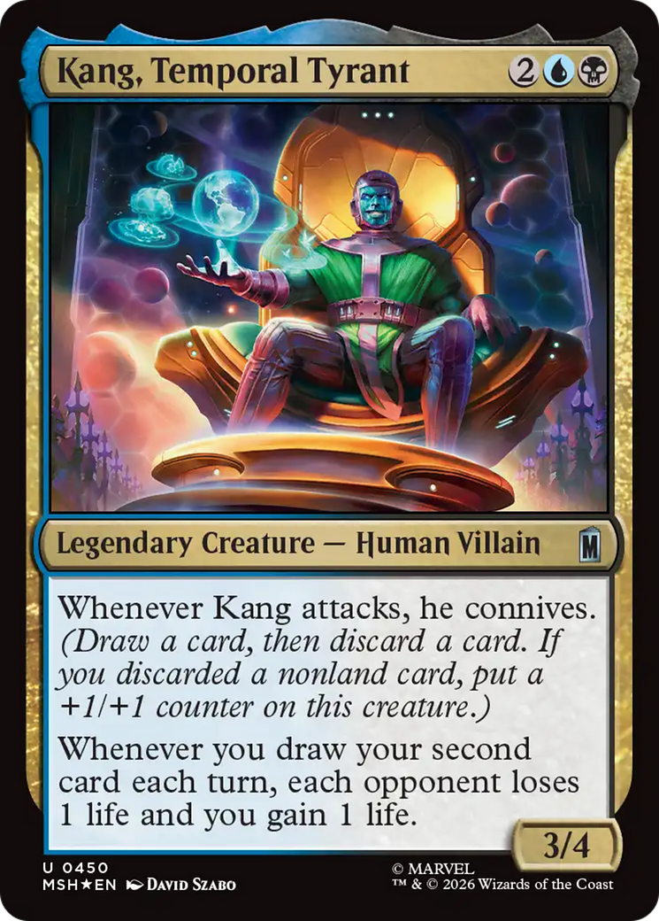 Kang, Temporal Tyrant (Surge Foil) [Marvel Super Heroes] | Chromatic Games