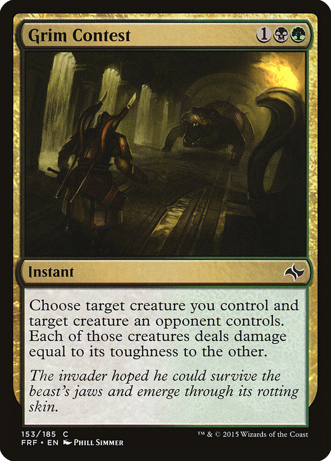 Grim Contest 153/185 (Fate Reforged)  | Chromatic Games