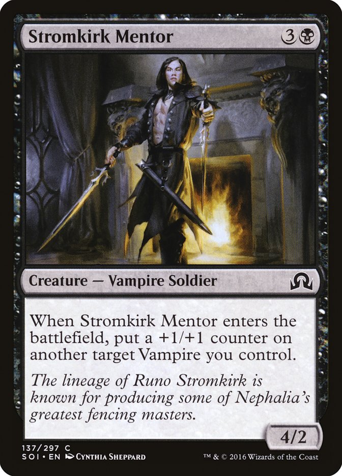 Stromkirk Mentor 137/297 (Shadows over Innistrad)  - Foil | Chromatic Games