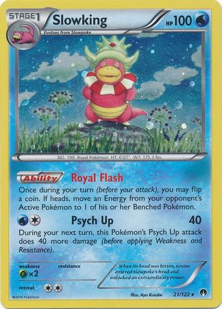 Slowking (21/122) (Cosmos Holo) [XY: BREAKpoint] | Chromatic Games