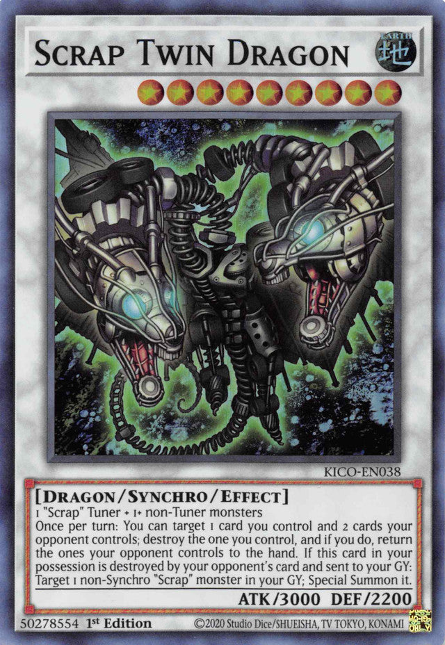 Scrap Twin Dragon [KICO-EN038] Super Rare | Chromatic Games