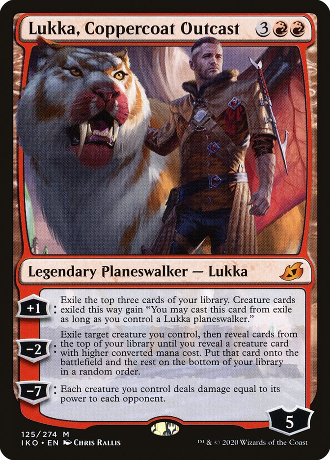 Lukka, Coppercoat Outcast 125/274 (Ikoria: Lair of Behemoths)  | Chromatic Games
