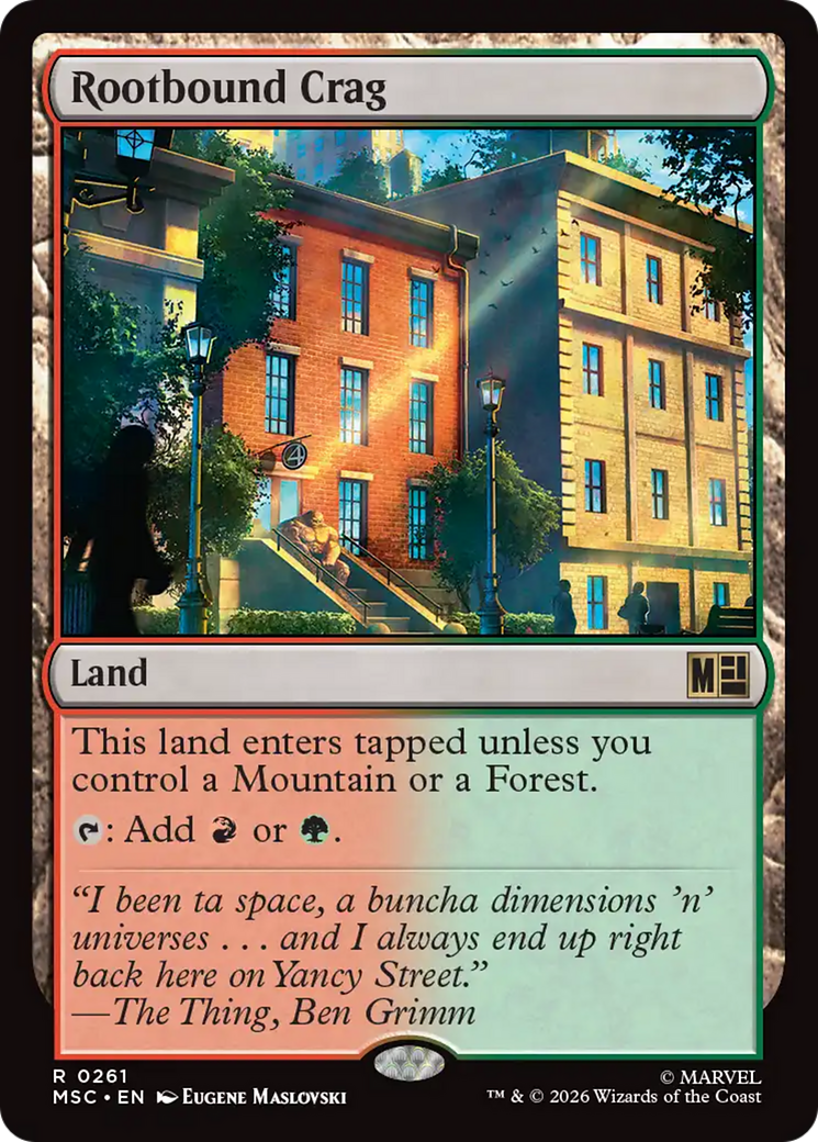 Rootbound Crag [Marvel Super Heroes Commander] | Chromatic Games