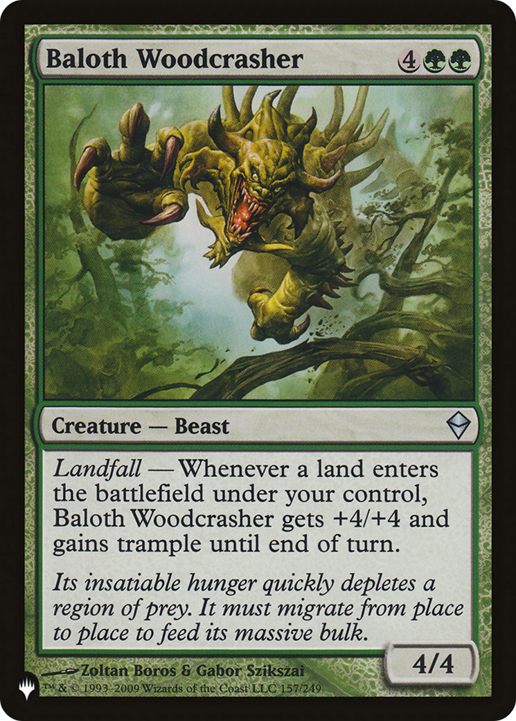 Baloth Woodcrasher [The List] | Chromatic Games