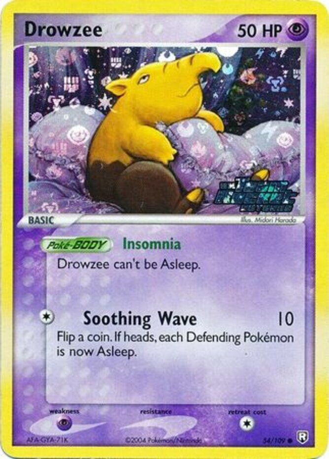 Drowzee (54/109) (Stamped) [EX: Team Rocket Returns] | Chromatic Games