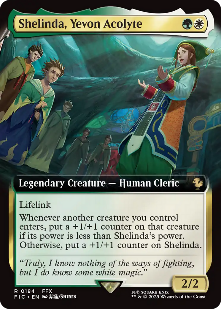 Shelinda, Yevon Acolyte (Extended Art) [FINAL FANTASY Commander] | Chromatic Games